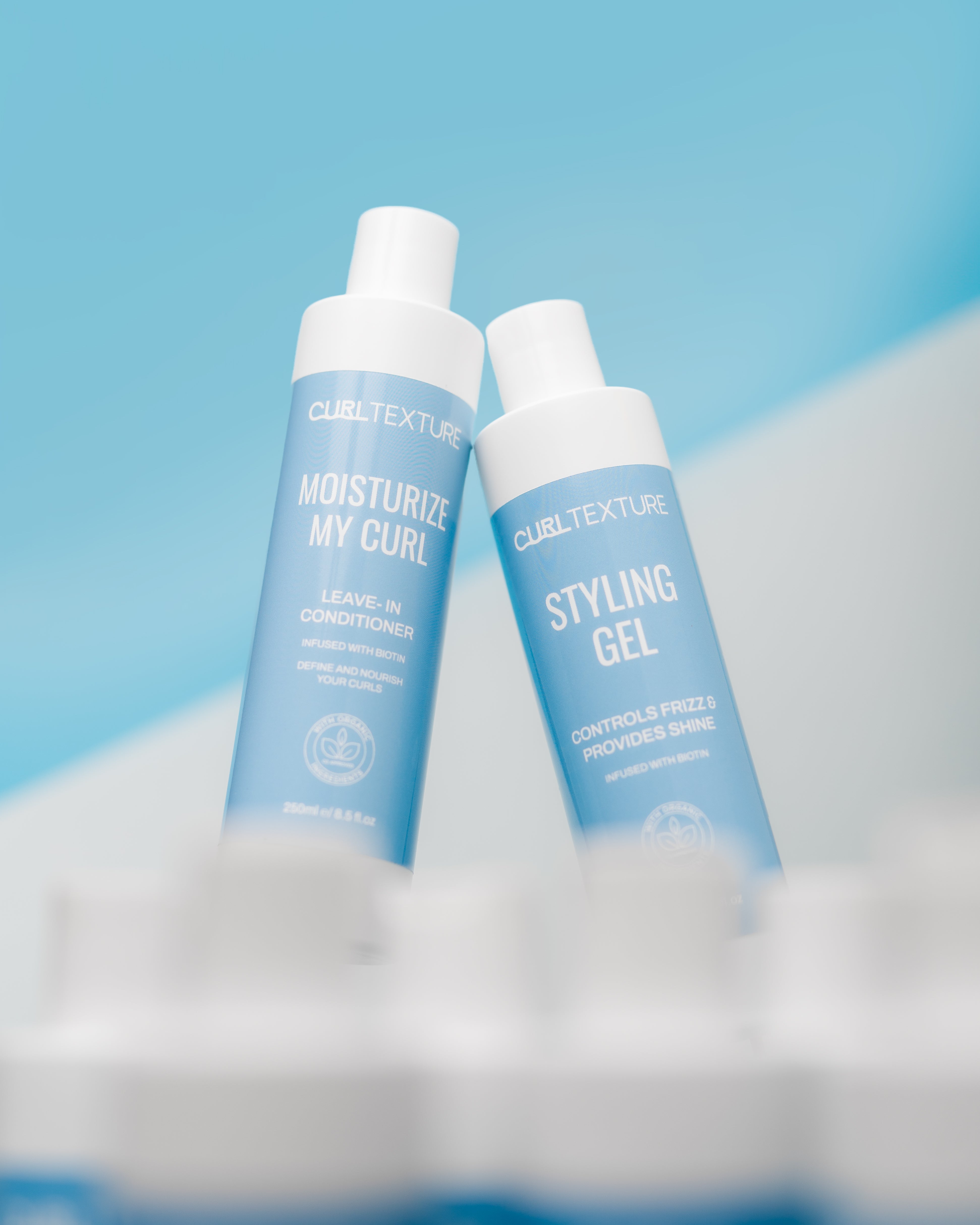 Curl Texture styling duo : leave in & styling gel