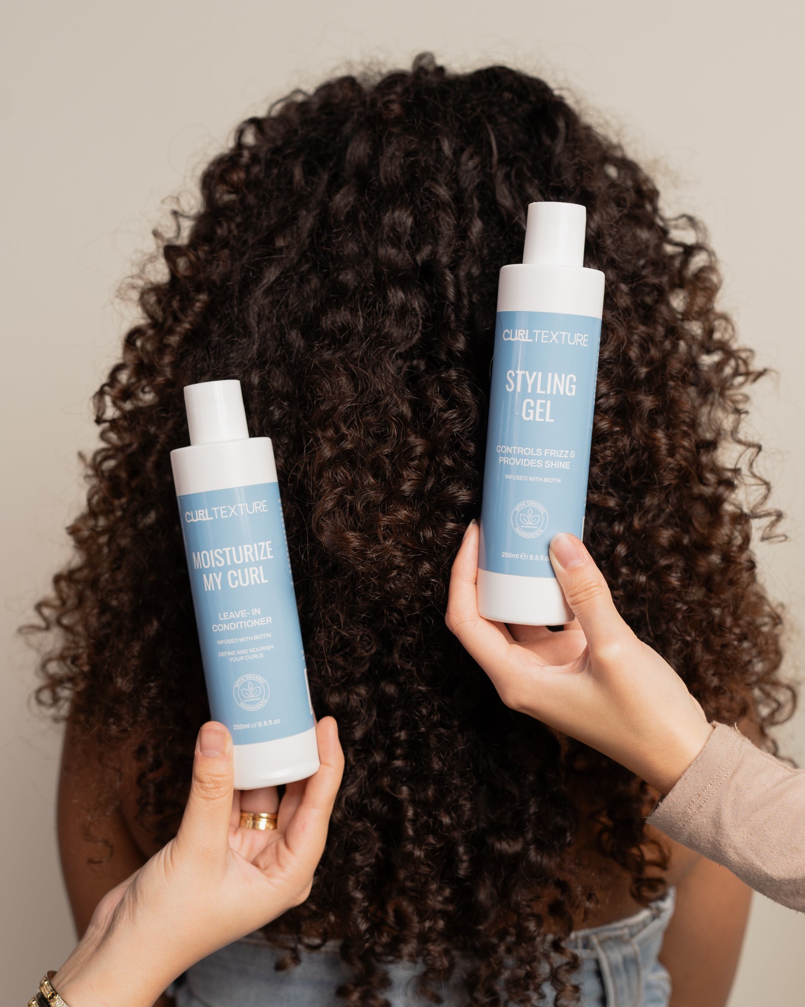 Curl Texture styling duo : leave in & styling gel